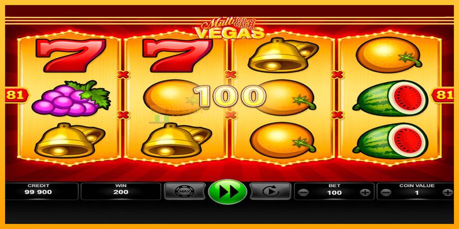 Multi Vegas 81 машина за игри за пари, слика 2