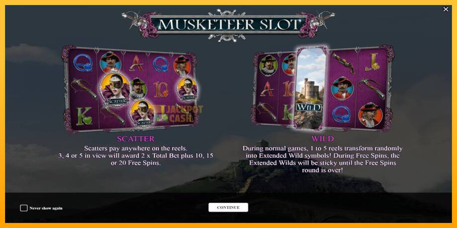 Musketeer Slot машина за игри за пари, слика 1