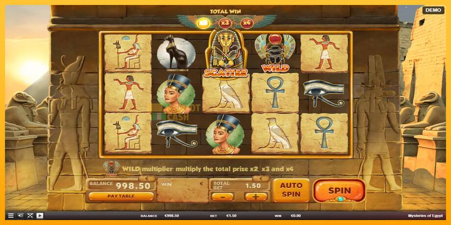 Mysteries of Egypt машина за игри за пари, слика 3