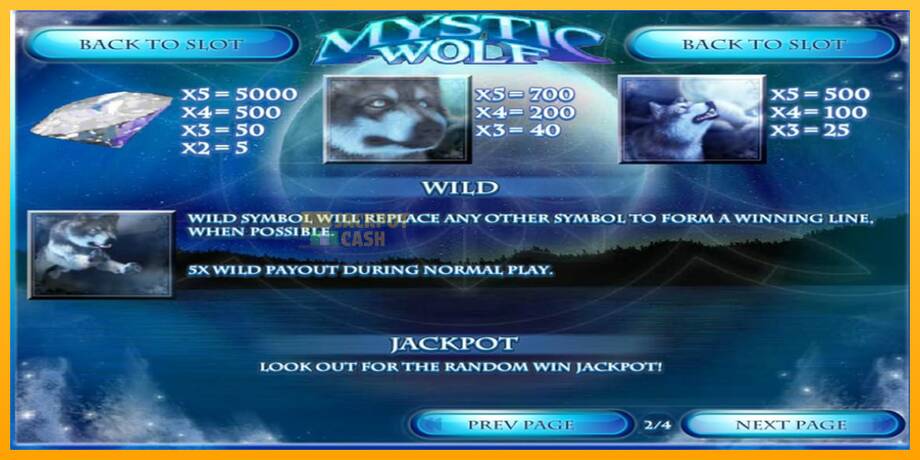 Mystic Wolf машина за игри за пари, слика 5