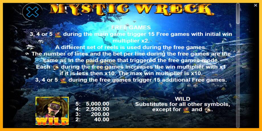 Mystic Wreck машина за игри за пари, слика 6