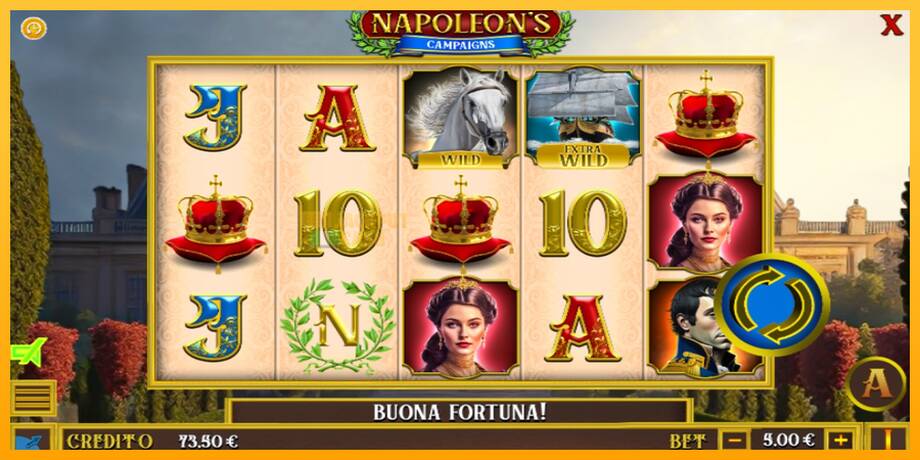 Napoleons Campaigns машина за игри за пари, слика 2