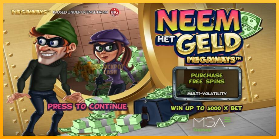 Neem het Geld Megaways машина за игри за пари, слика 1