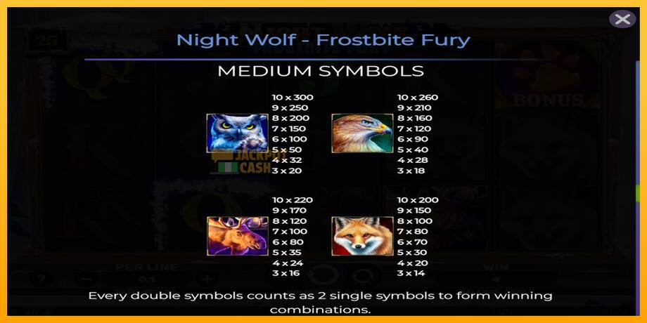 Night Wolf - Frostbite Fury машина за игри за пари, слика 7