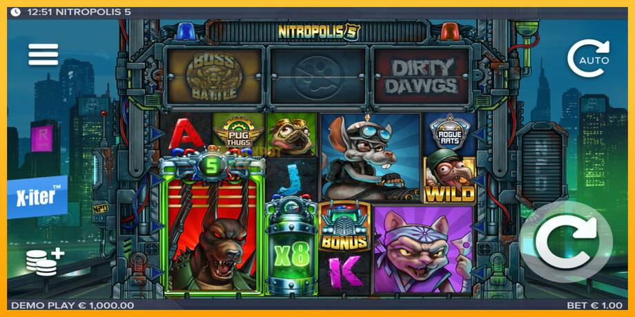 Nitropolis 5 машина за игри за пари, слика 2