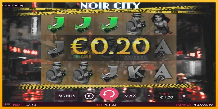 Noir City машина за игри за пари, слика 3