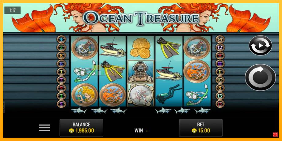 Ocean Treasure машина за игри за пари, слика 1