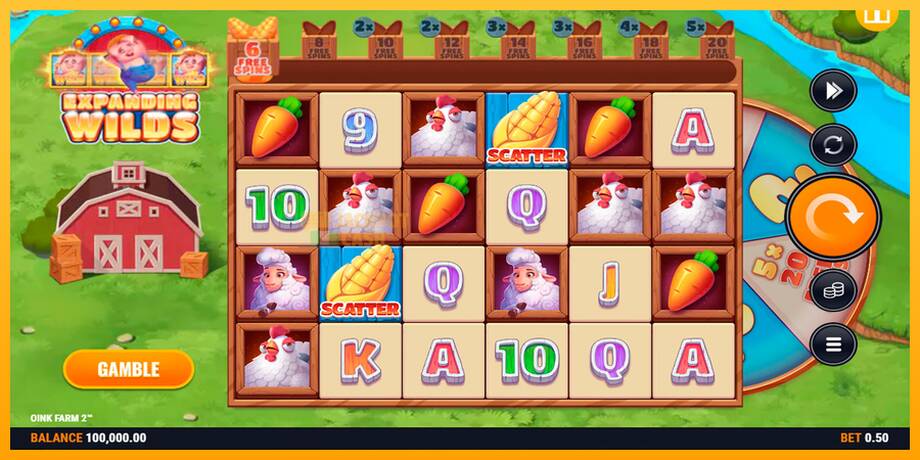 Oink Farm 2 машина за игри за пари, слика 1