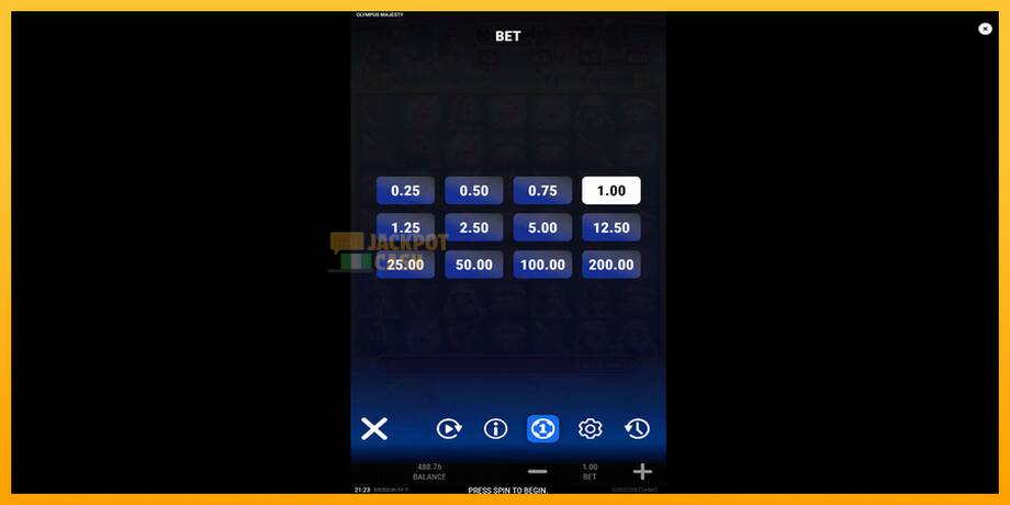 Olympus Majesty машина за игри за пари, слика 7