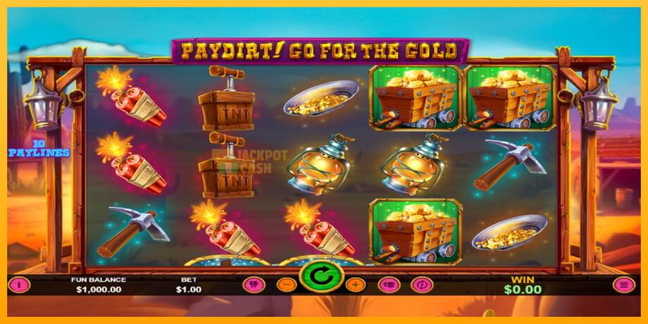 Paydirt! Go for the Gold машина за игри за пари, слика 1