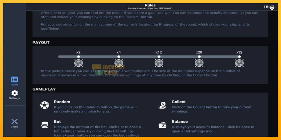 Penalty Shoot-Out: Super Cup машина за игри за пари, слика 6