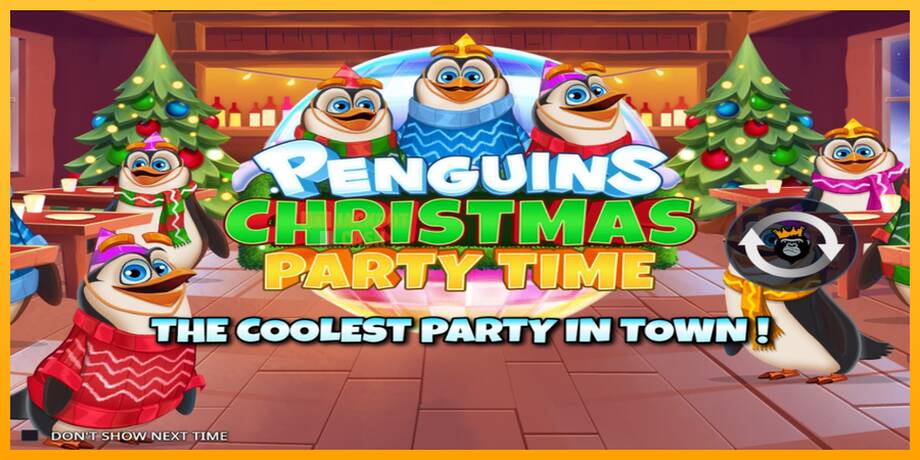 Penguins Christmas Party Time машина за игри за пари, слика 1