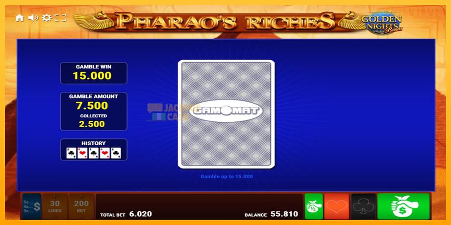 Pharaos Riches Golden Nights машина за игри за пари, слика 5