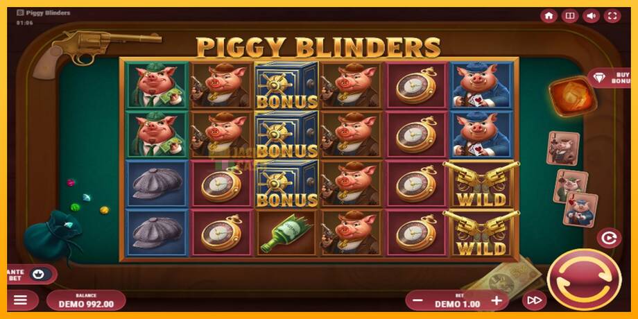 Piggy Blinders машина за игри за пари, слика 3