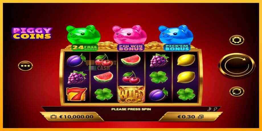 Piggy Coins машина за игри за пари, слика 1