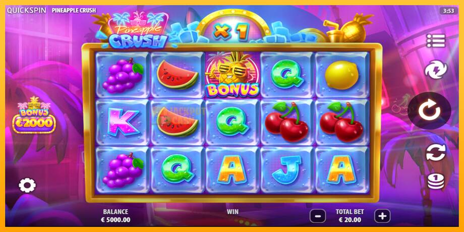 Pineapple Crush машина за игри за пари, слика 2