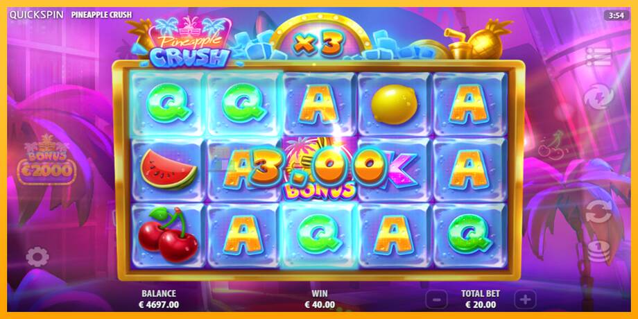 Pineapple Crush машина за игри за пари, слика 3