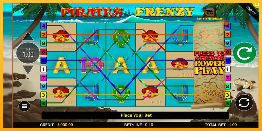 Pirates Frenzy машина за игри за пари, слика 1