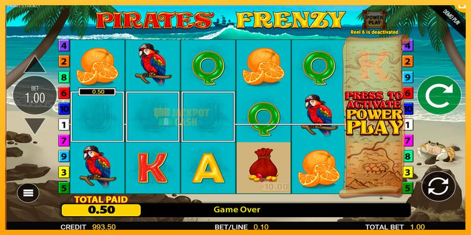 Pirates Frenzy машина за игри за пари, слика 2