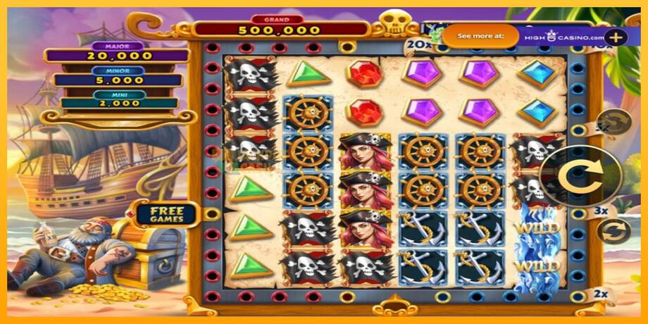 Pirates Prosperity Wild Train машина за игри за пари, слика 2