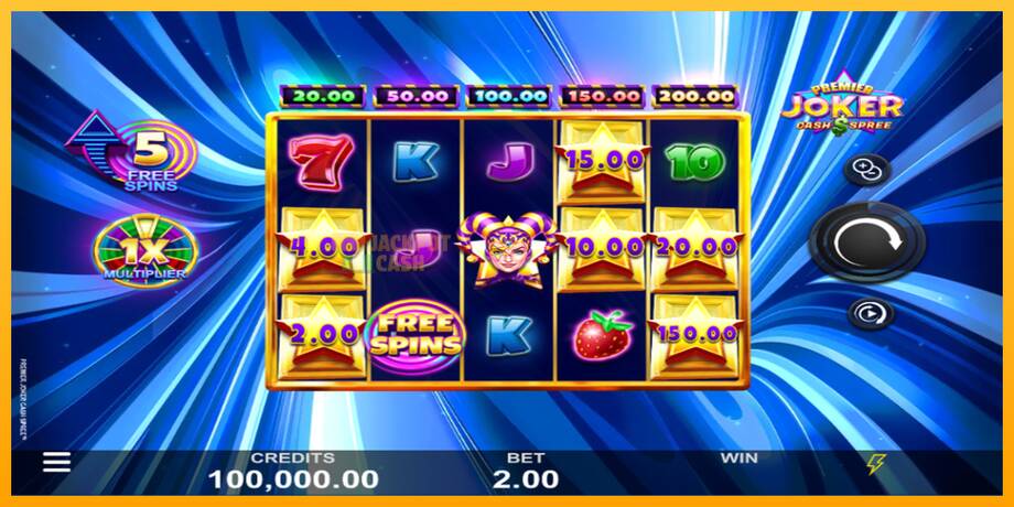 Premier Joker Cash Spree машина за игри за пари, слика 1