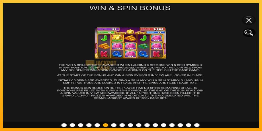 Prize Piggy Win & Spin машина за игри за пари, слика 6