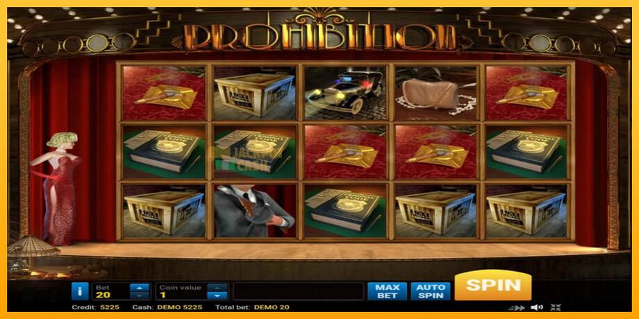 Prohibition машина за игри за пари, слика 2