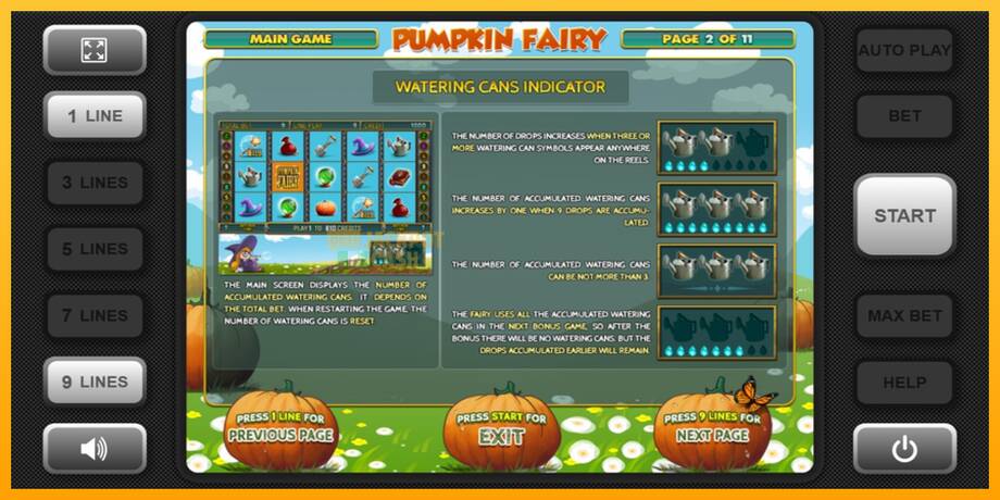 Pumpkin Fairy машина за игри за пари, слика 5