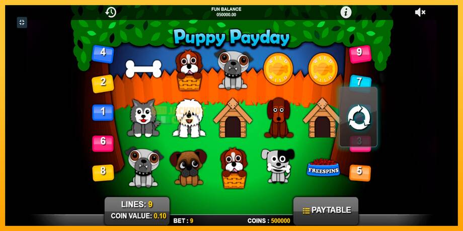 Puppy Payday машина за игри за пари, слика 1