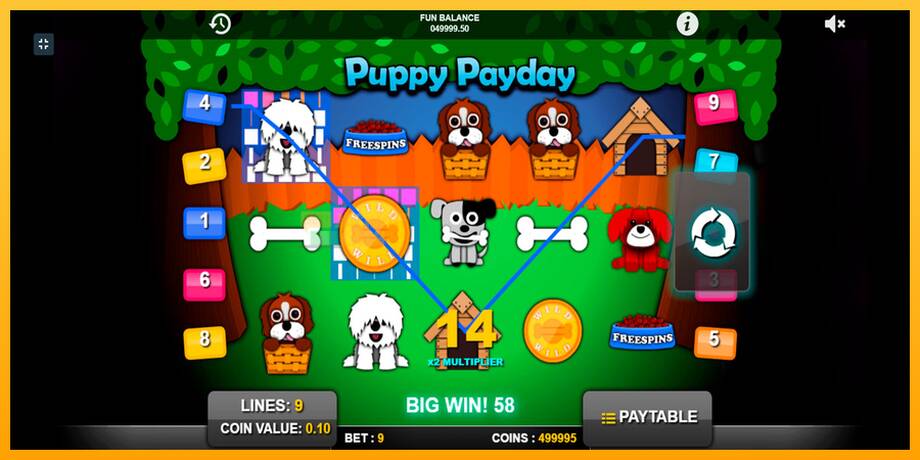 Puppy Payday машина за игри за пари, слика 2