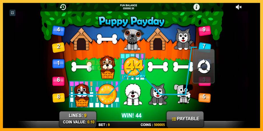 Puppy Payday машина за игри за пари, слика 5