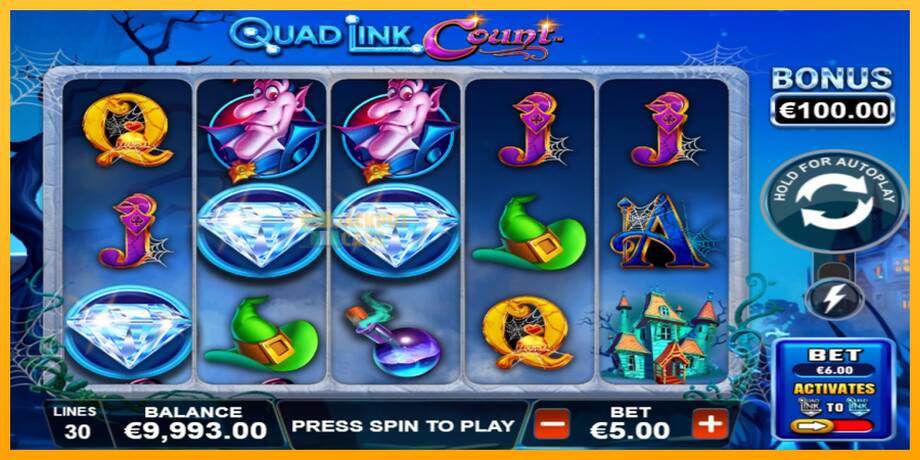 Quad Link: Count машина за игри за пари, слика 3