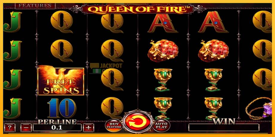 Queen Of Fire - Expanded Edition машина за игри за пари, слика 2