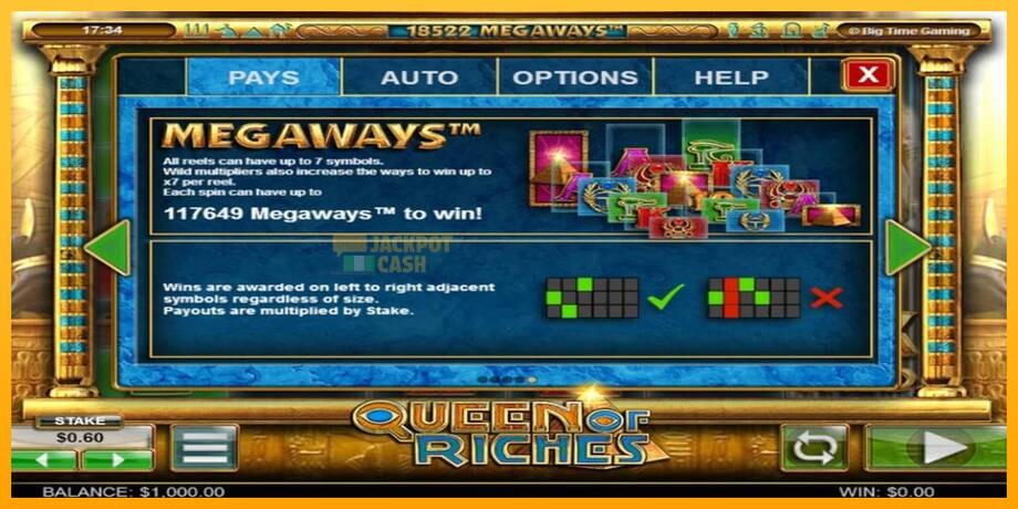 Queen of Riches машина за игри за пари, слика 4