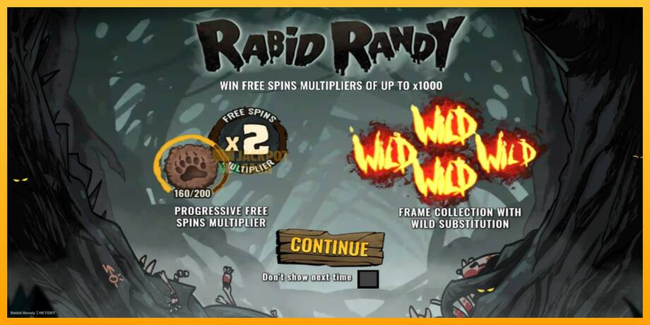 Rabid Randy машина за игри за пари, слика 1