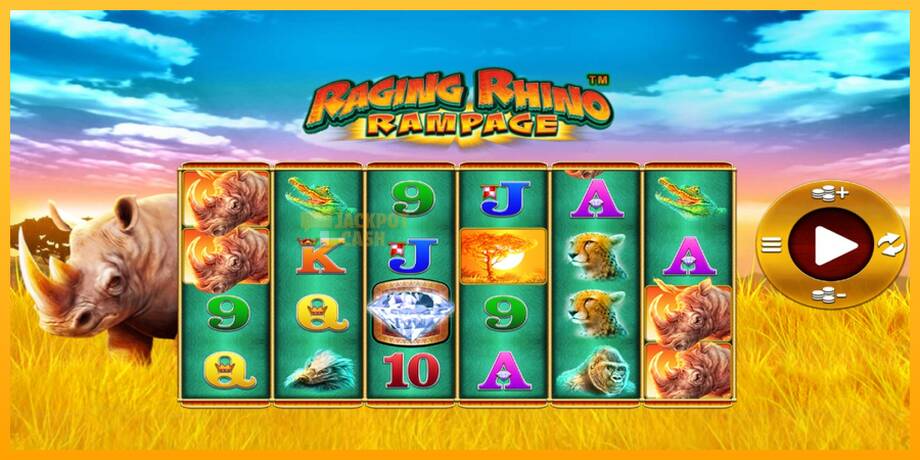 Raging Rhino Rampage машина за игри за пари, слика 1