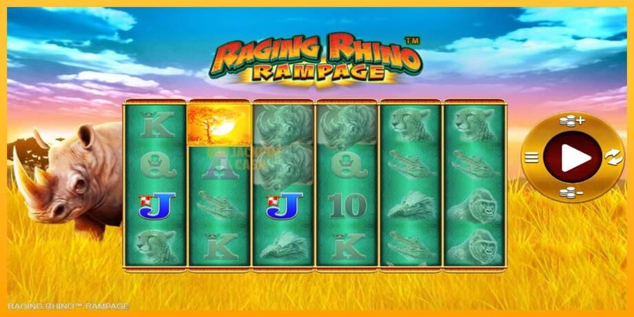 Raging Rhino Rampage машина за игри за пари, слика 3