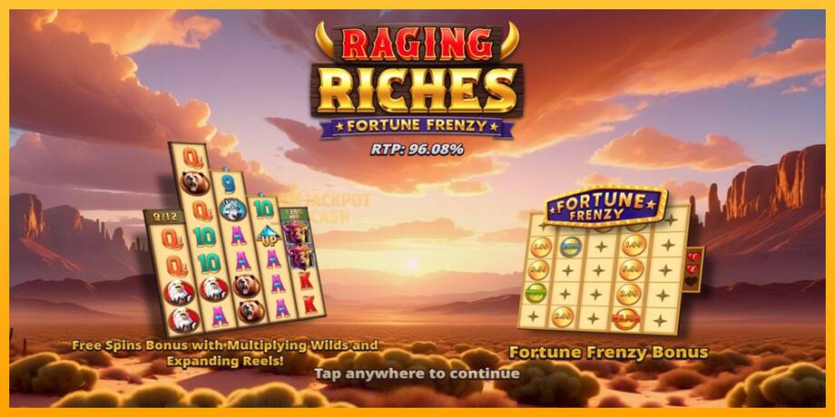 Raging Riches машина за игри за пари, слика 1