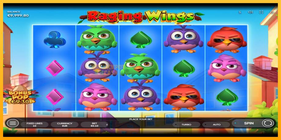 Raging Wings машина за игри за пари, слика 2