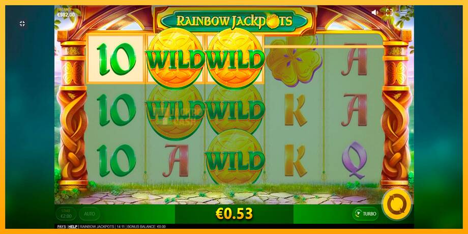 Rainbow Jackpots машина за игри за пари, слика 2