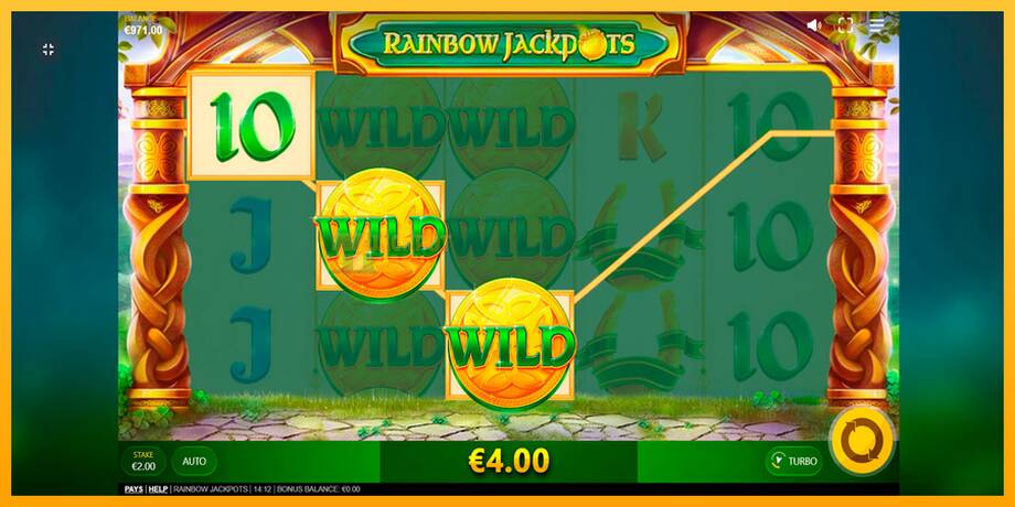 Rainbow Jackpots машина за игри за пари, слика 4