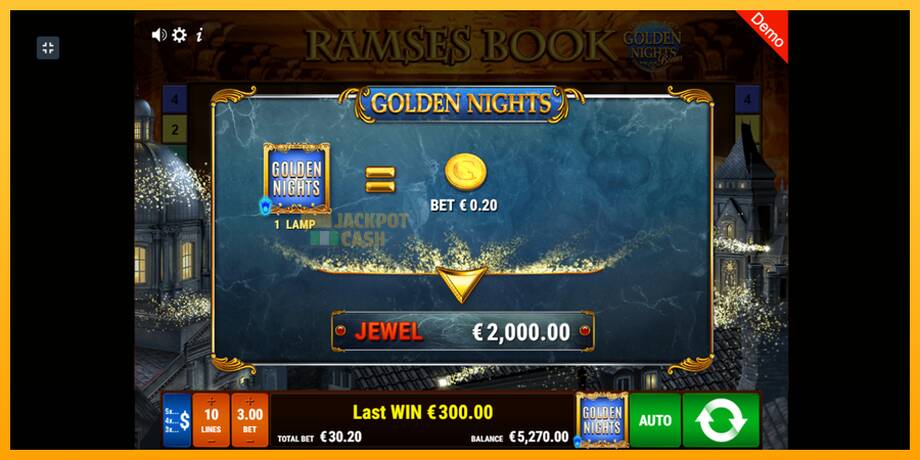 Ramses Book Golden Nights машина за игри за пари, слика 4