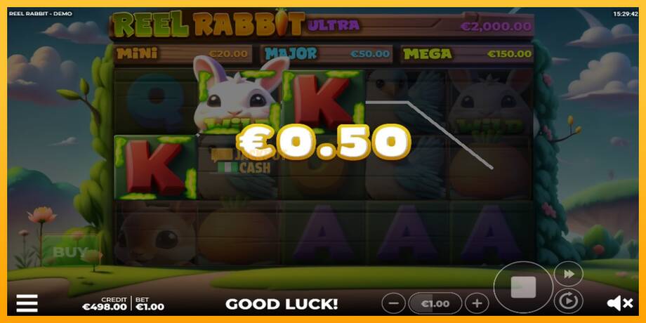 Reel Rabbit машина за игри за пари, слика 3