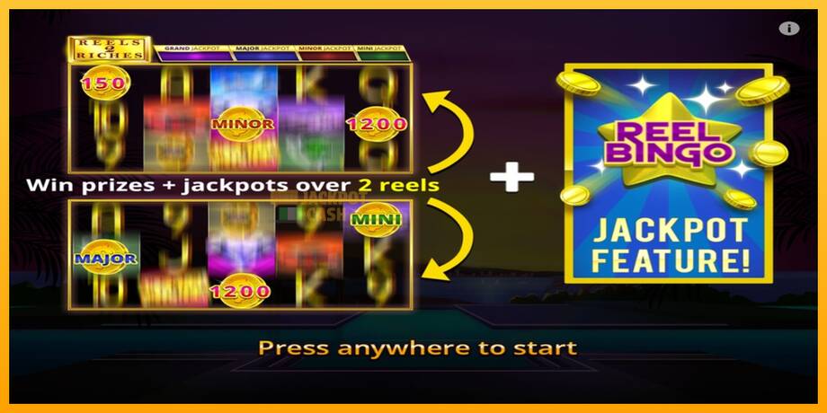 Reels 2 Riches with Reel Bingo машина за игри за пари, слика 1