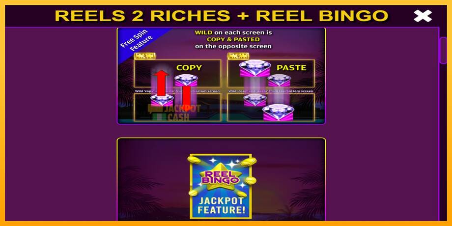 Reels 2 Riches with Reel Bingo машина за игри за пари, слика 5