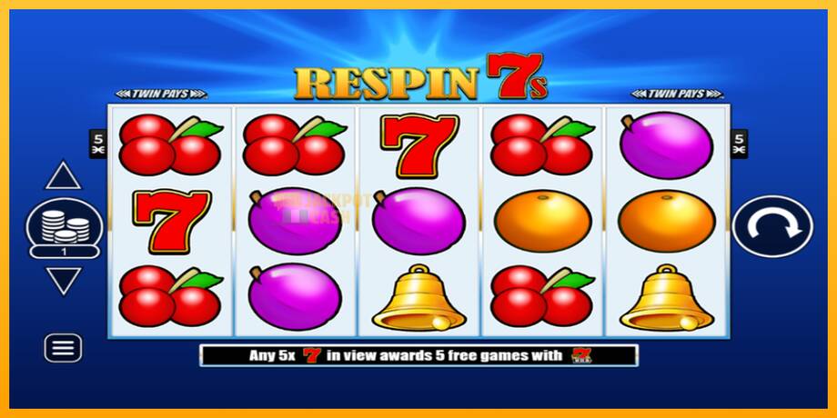 Respin 7s машина за игри за пари, слика 1