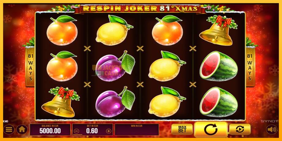 Respin Joker 81 Xmas машина за игри за пари, слика 1