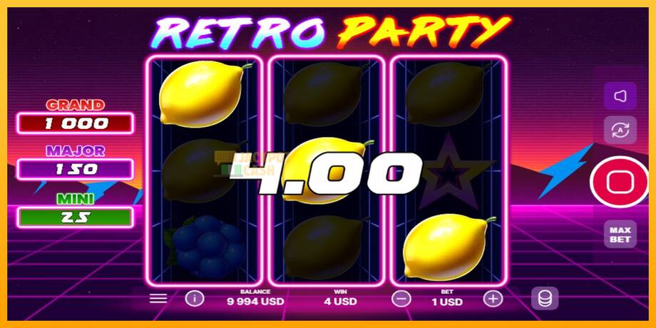 Retro Party машина за игри за пари, слика 3