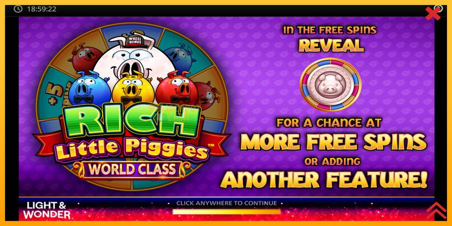 Rich Little Piggies World Class машина за игри за пари, слика 1