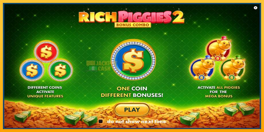 Rich Piggies 2: Bonus Combo машина за игри за пари, слика 1